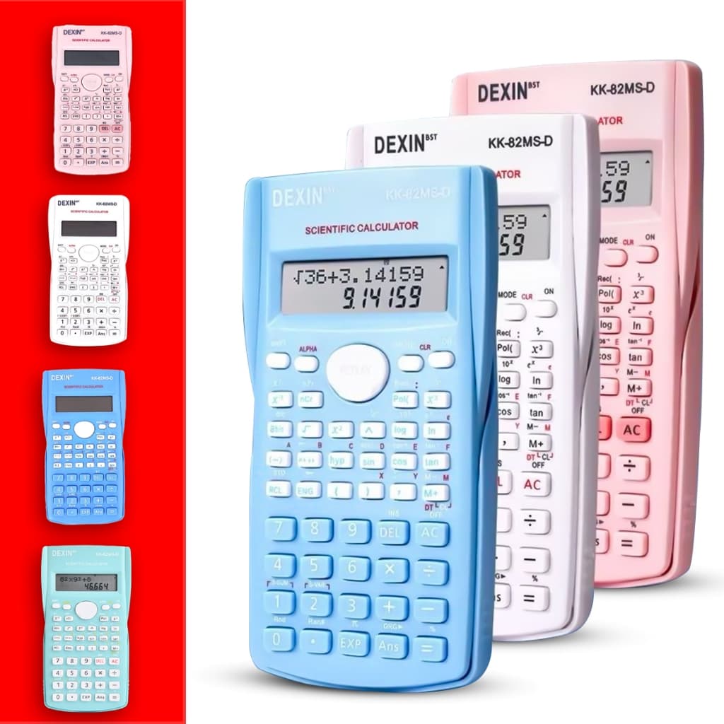 Calculadora Científica 240 Funções Exame Portátil Fofa Material de Escritório Escolar