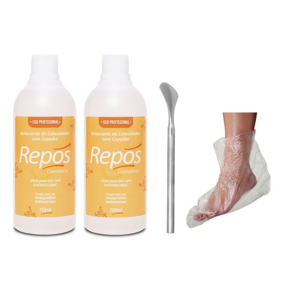 2 Amaciantes de Calosidades Com COPAÍBA Repós + 222 + 10 BOTAS