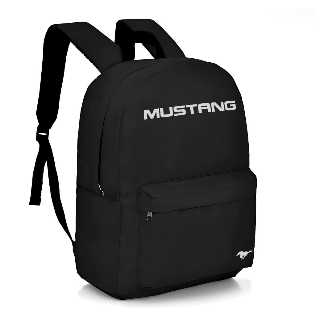 Mochila Escolar Infantil Carros Volta as Aulas Bolsa Unissex Estampada Mustang