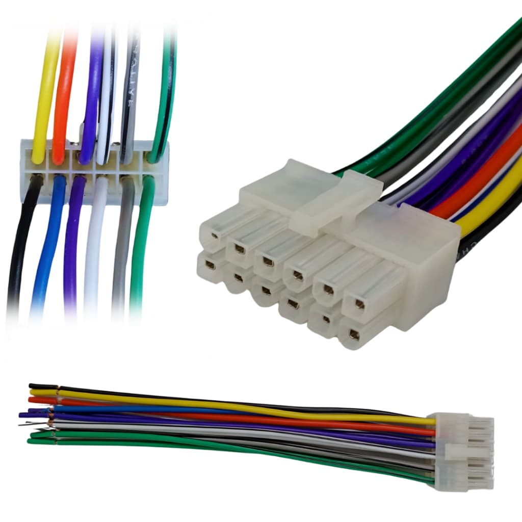 Chicote adaptador conector tomada de radio plug universal variaçoes