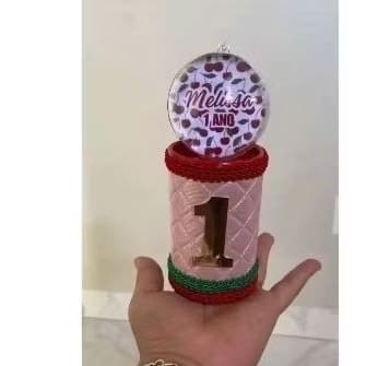 TAG redonda para esfera de acrílico tamanho 7cmx7cm personalizado qualquer tema lembrancinha aniversário