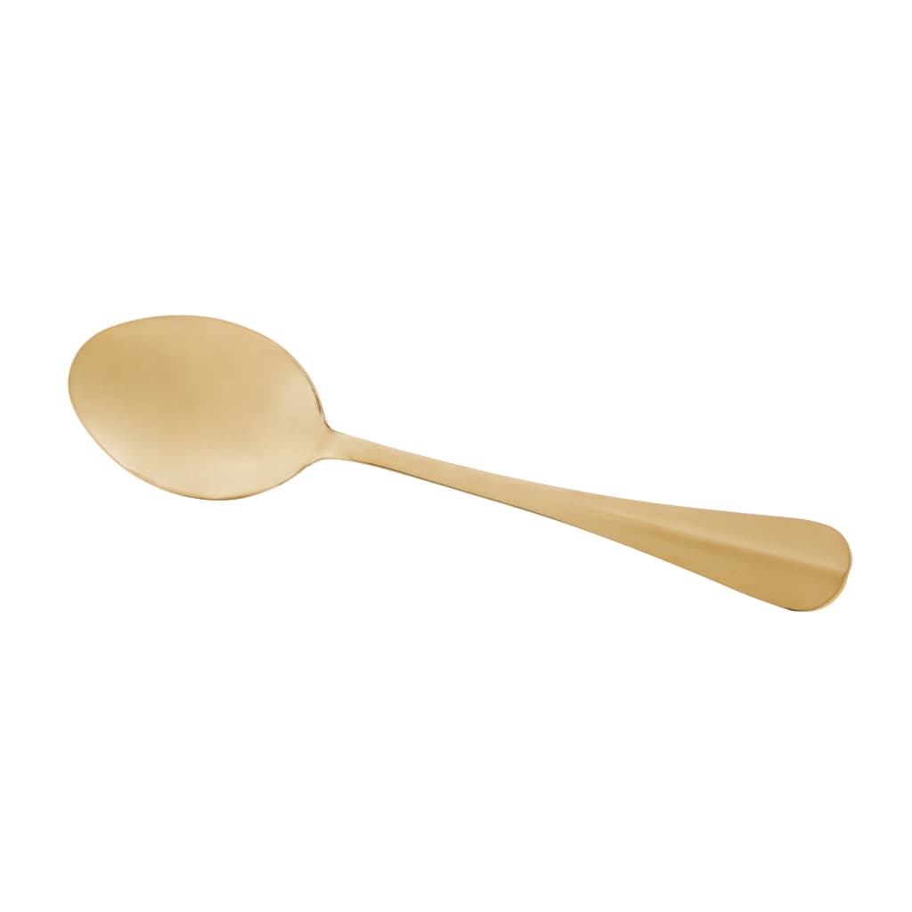 Colher para Servir de Aço Inox Positano Dourada 26cm- Lyor