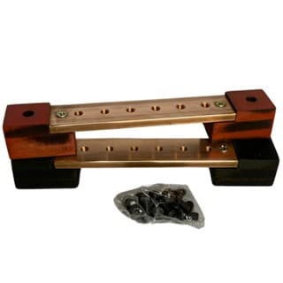 Par De Barramento De Cobre 6 Vias 3/4 X 3/16 Fixa Até 70mm