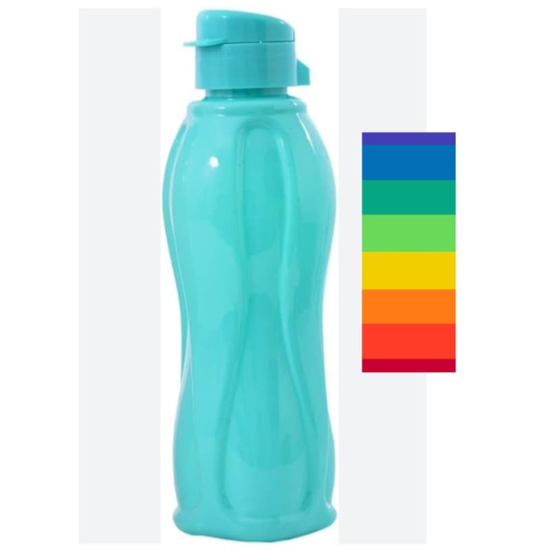 garrafa squeeze plástica com 600ml