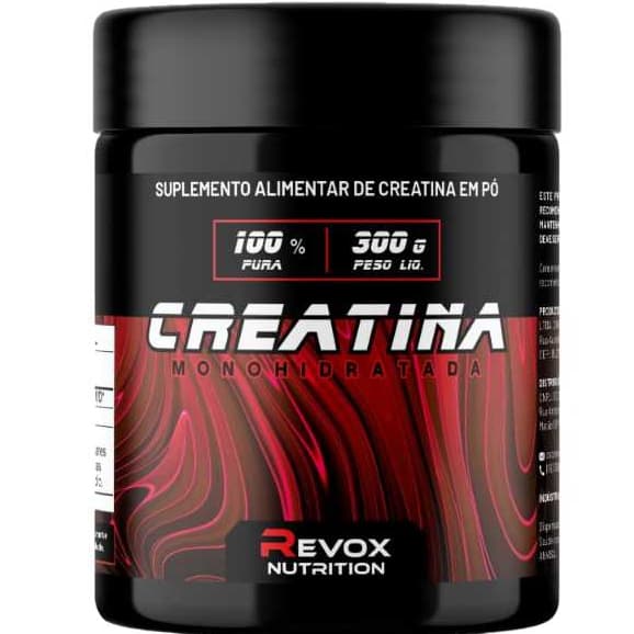 Creatina Monohidratada 300g - Revox Nutrition 100% PURA ENVIO IMEDIATO