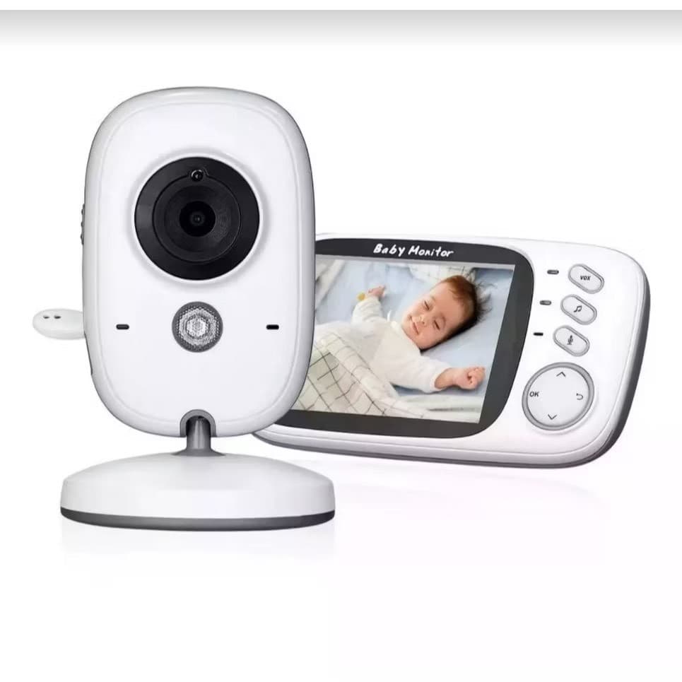 Baba Eletrônica VB603 Com Monitor Visão Noturna, Câmera c/ Audio Sensor de Temperatura