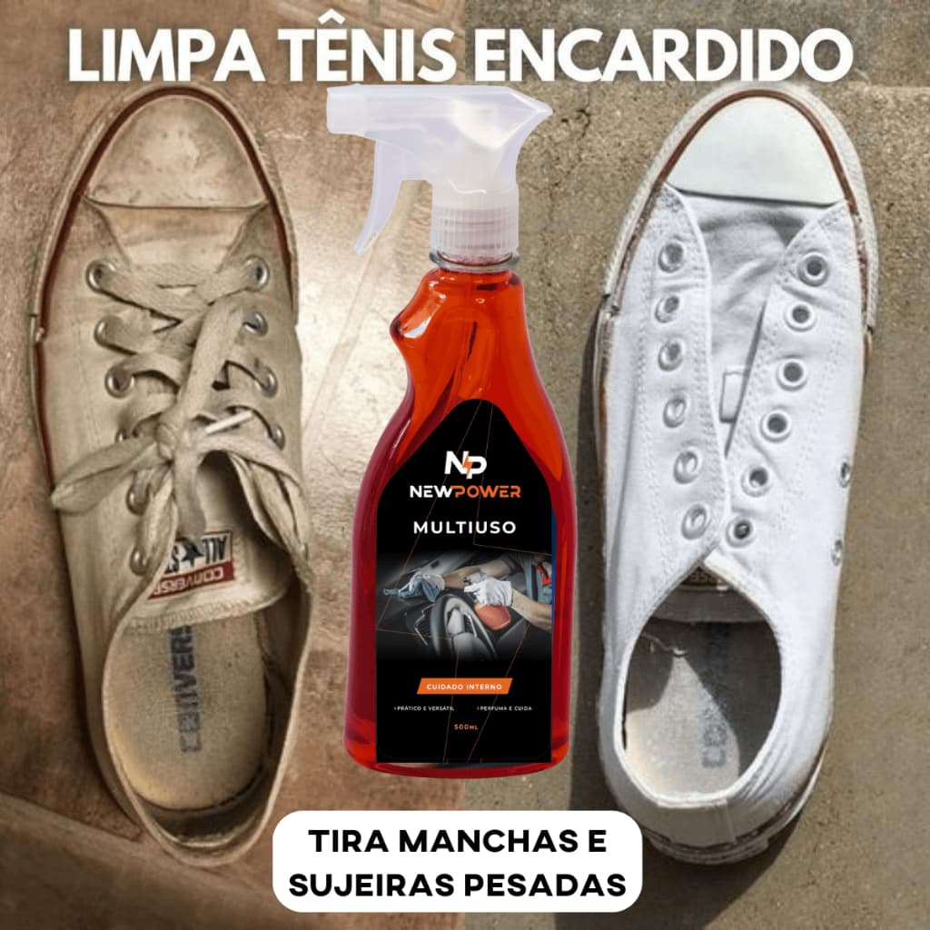 Limpeza de Calçados - Multi Uso Geral New Power - Limpe varios Itens - Envio Rapido