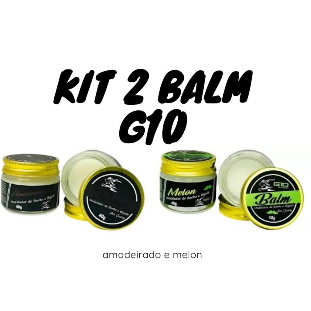 kit balms g10 - balm invictos - balm de barba - pomada para barba
