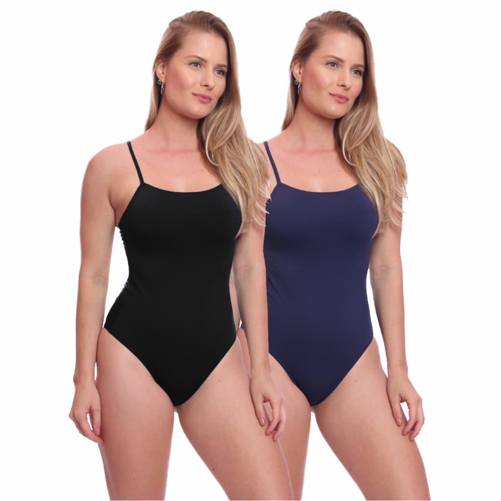 Kit 2 Maiôs Natação Hidroginástica Regulagem Piscina Fitness