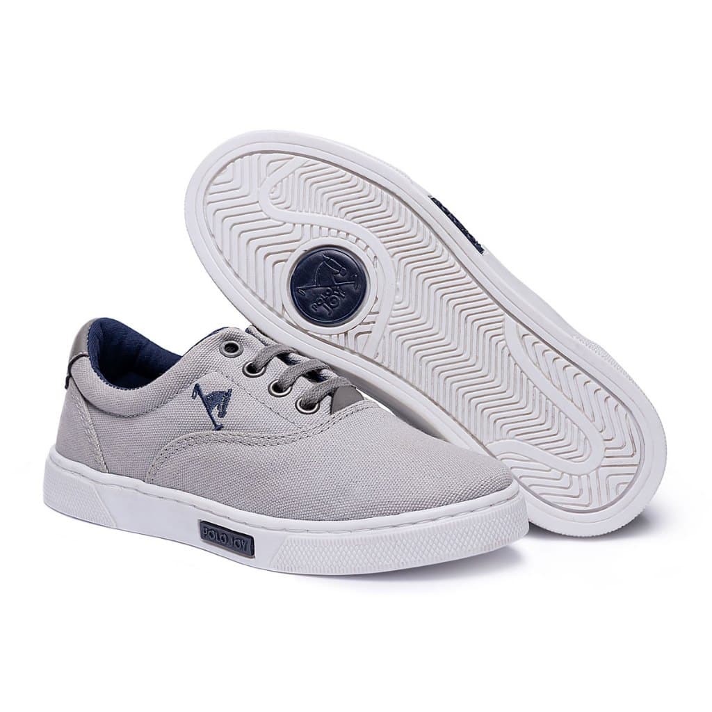 Tenis Sapatenis Masculino Infantil Polo Joy Iate e De Amarrar Confortavel