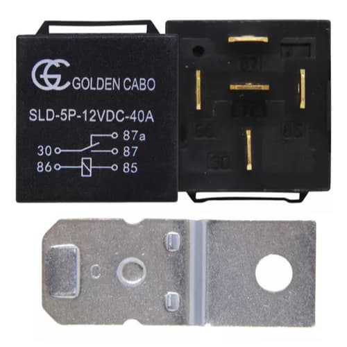 5pcs Rele Automotivo Auxiliar Universal 5 Pino 40 Amperes 12v 40a