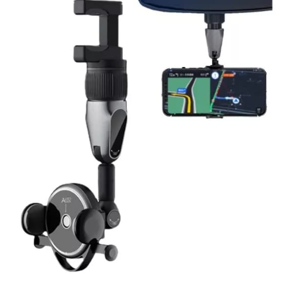 Suporte Celular Carro Para Retrovisor Universal 360° Premium Modelo C-192