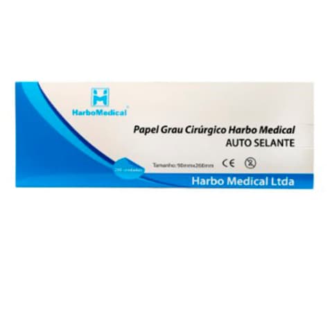 AUTOCLAVE Envelope Selante Esterilização Alicate 9x23cm Papel Grau Cirúrgico 100 unidade