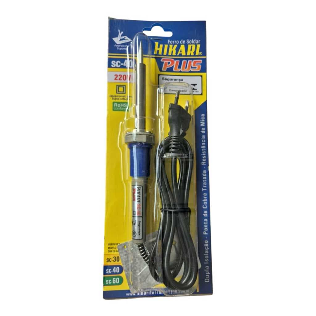 Ferro de solda 34w 220v Hikari Plus Sc-40