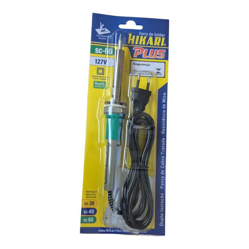 Ferro de solda 50w 127v Hikari Plus Sc-60