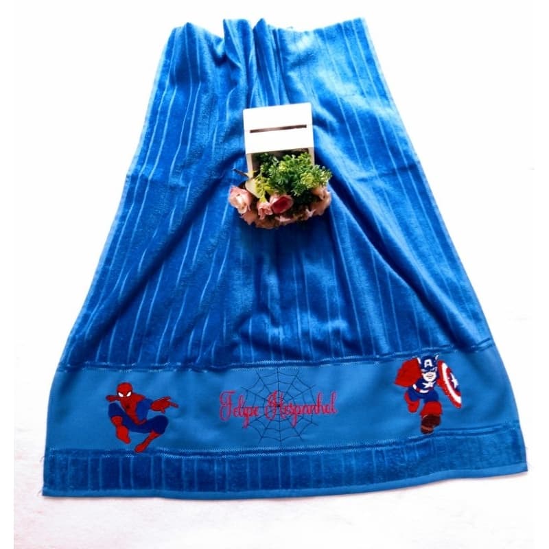 toalha de banho borda,toalha de banho personalizada,toalha do homem aranha,toalha personalizada