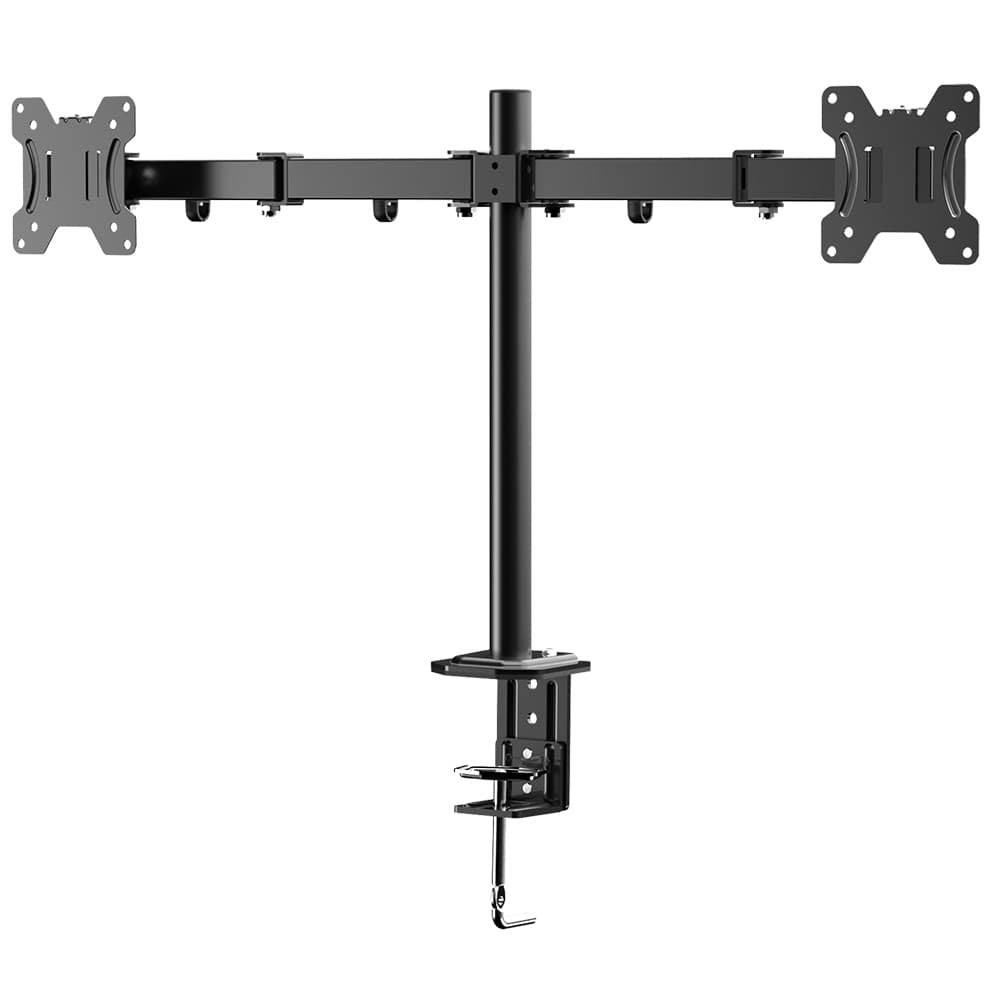 Suporte Bi-Articulado de Mesa MXT AR-204 para 2 Monitores 19 a 32 Polegas Ajuste Altura Inclinação até 8kg