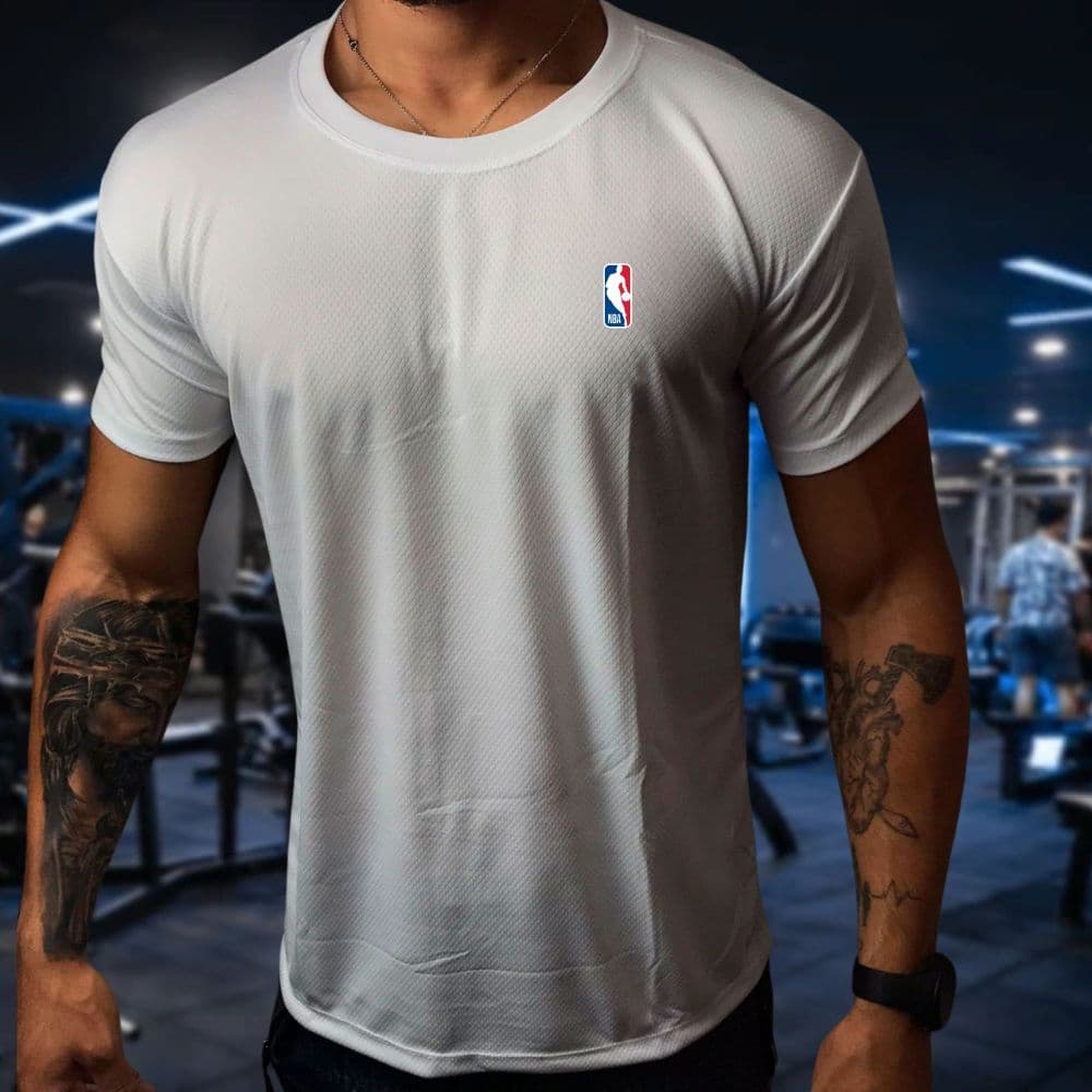 Camisa Dry Fit  Masculina - N.B__A - Corrida, AcademiaCrossFit, Ideal Para Treinos Intensos Promoção