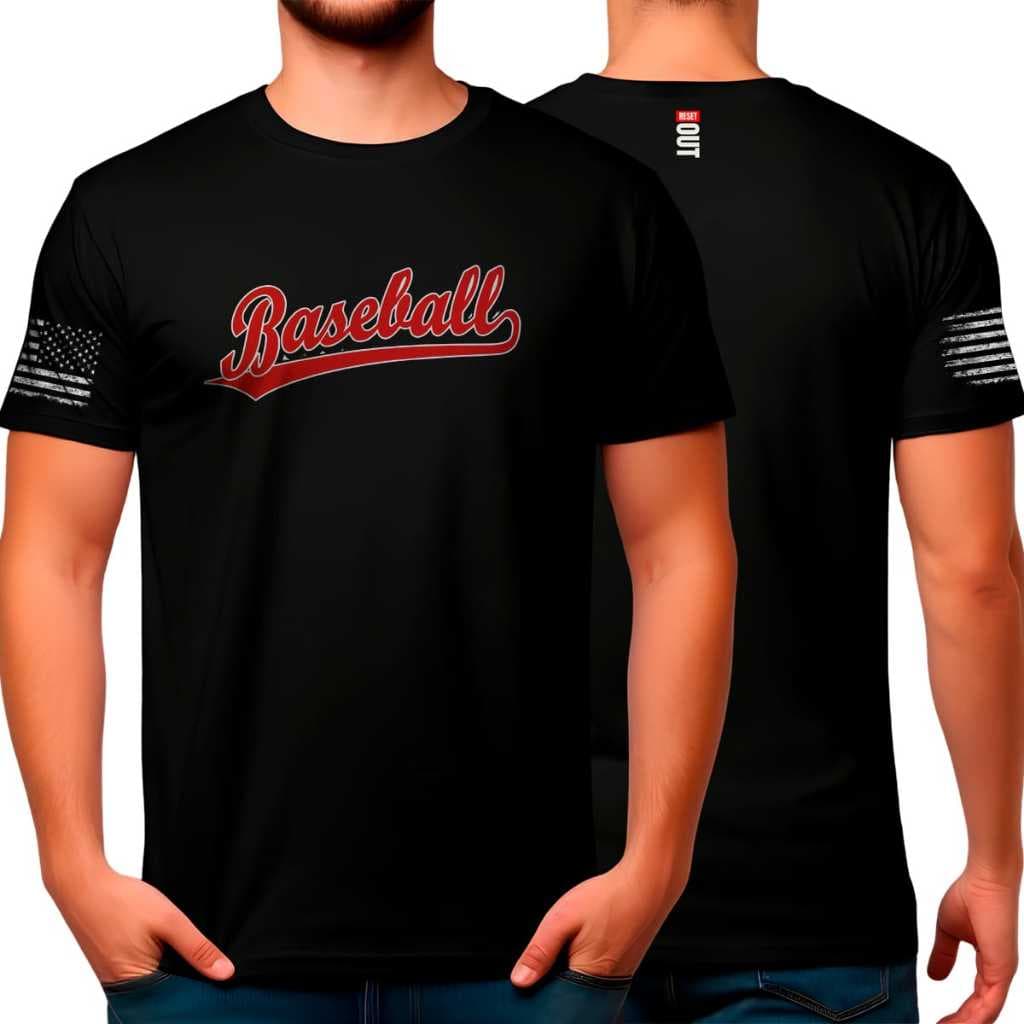 Camiseta Adulto Baseball 100% Algodão Moda Masculina