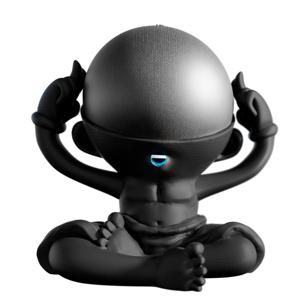 Splin Suporte Base De Mesa Alexa Para Echo Dot 5 - Guru Dot