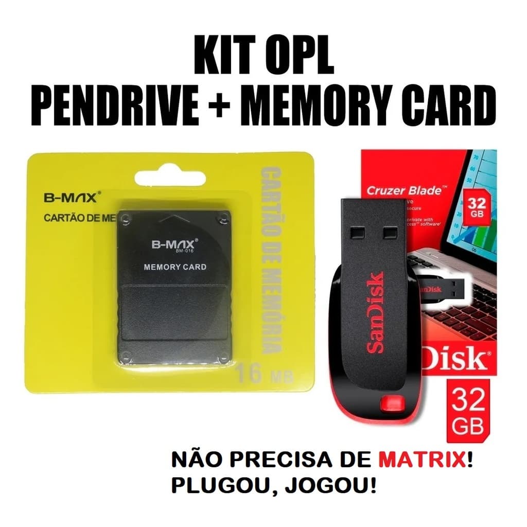 Kit OPL  P/P.S.2 Diversão Garantida