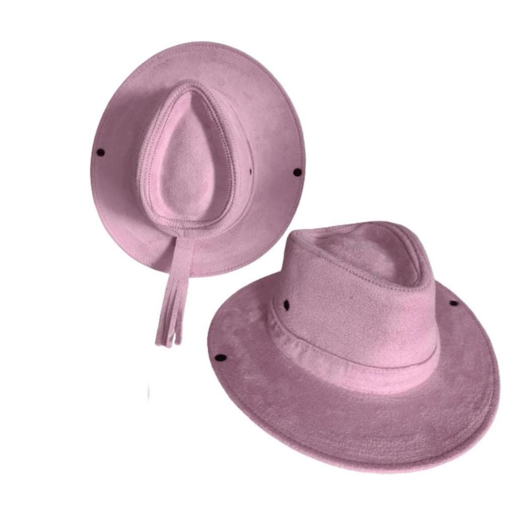 Chapéu Country Infantil Rosa/Preto Criança Unissex Cowboy Boiadeiro Peão Rodeio 2024