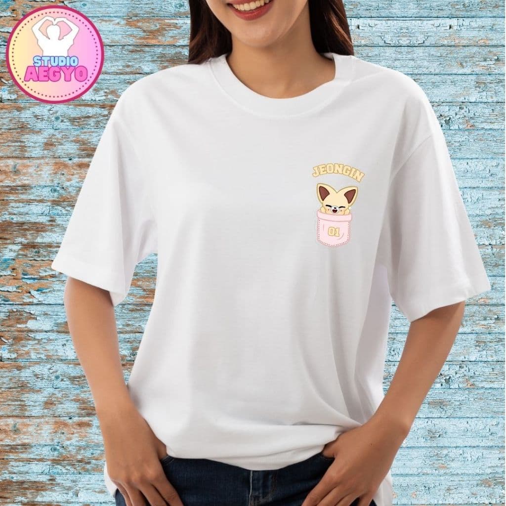 Stray Kids SKZOO Camiseta Kpop Straykids JEONGIN