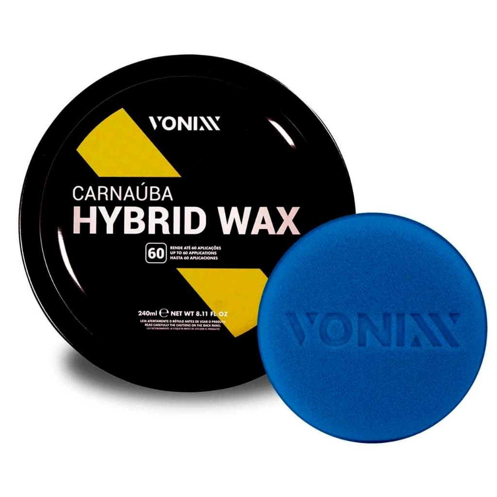Cera Hybrid Wax 240ml Carnauba Automotiva Protetora Vonixx