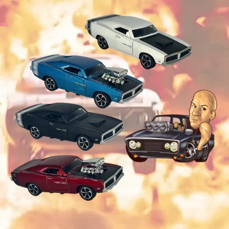 Miniatura Carrinho de ferro Dodge super charger esportivo abre as portas Vintage antigo colecionador coleção 13cm