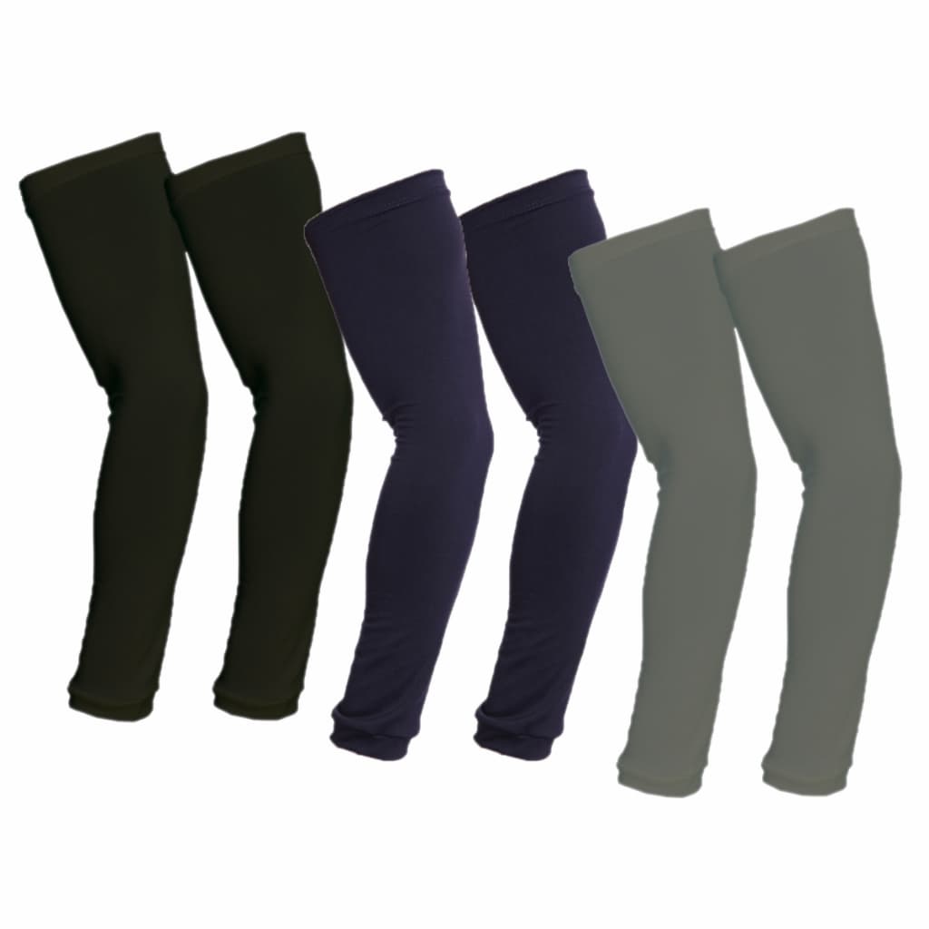 Kit 3 Pares Manguito Proteção Solar Uv50+ | Ciclismo Corrida