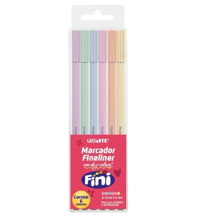 Marcador Fineliner Lini 0.5 leo e leo