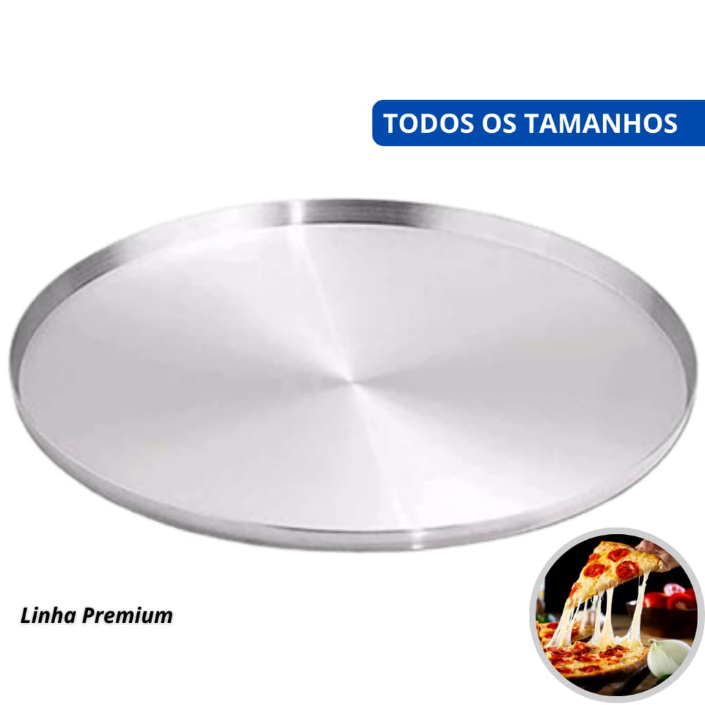 Forma / Assadeira de Pizza ALUMIC - Todos os Tamanhos