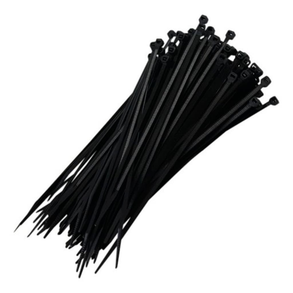 Abraçadeiras Enforca Gato Nylon 3x150mm Pacote 100 Unidades Organização Fios, Cabos e Instalações
