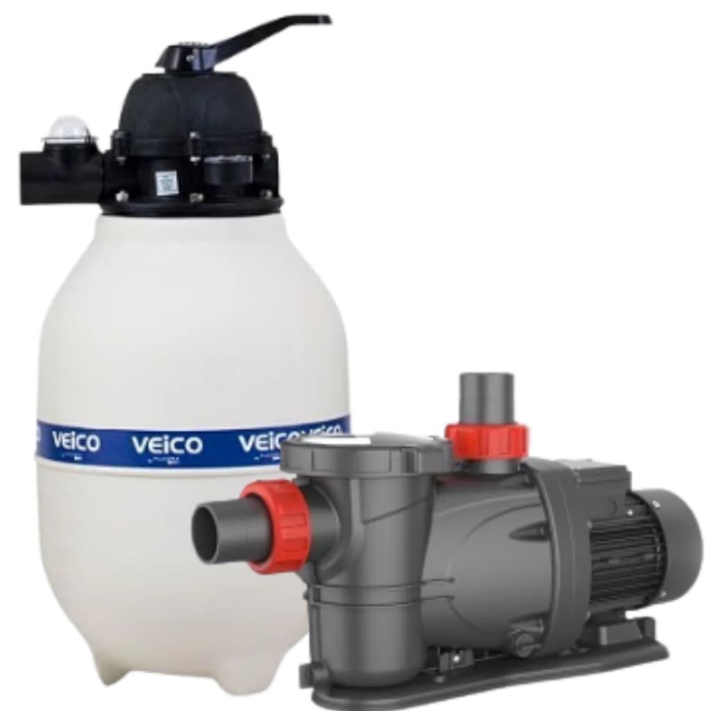 Filtro V-30 + Bomba 1/3cv Veico Para piscinas Até 30.000l