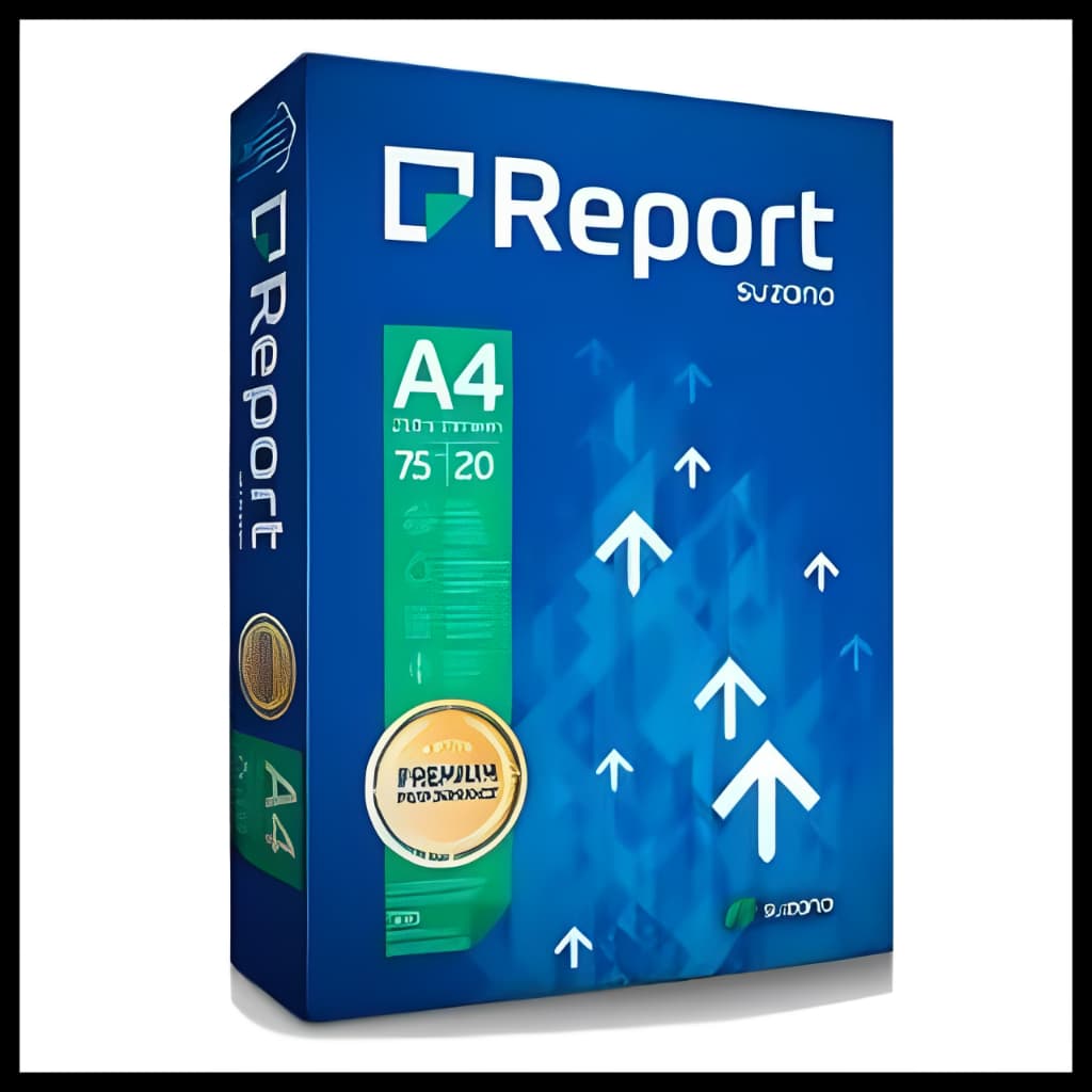 Papel Sulfite Branco A4 Pacote com 500 Folhas Report