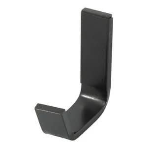 Cabide Preto Black gancho em Aluminio e inox Banheiro Cozinha