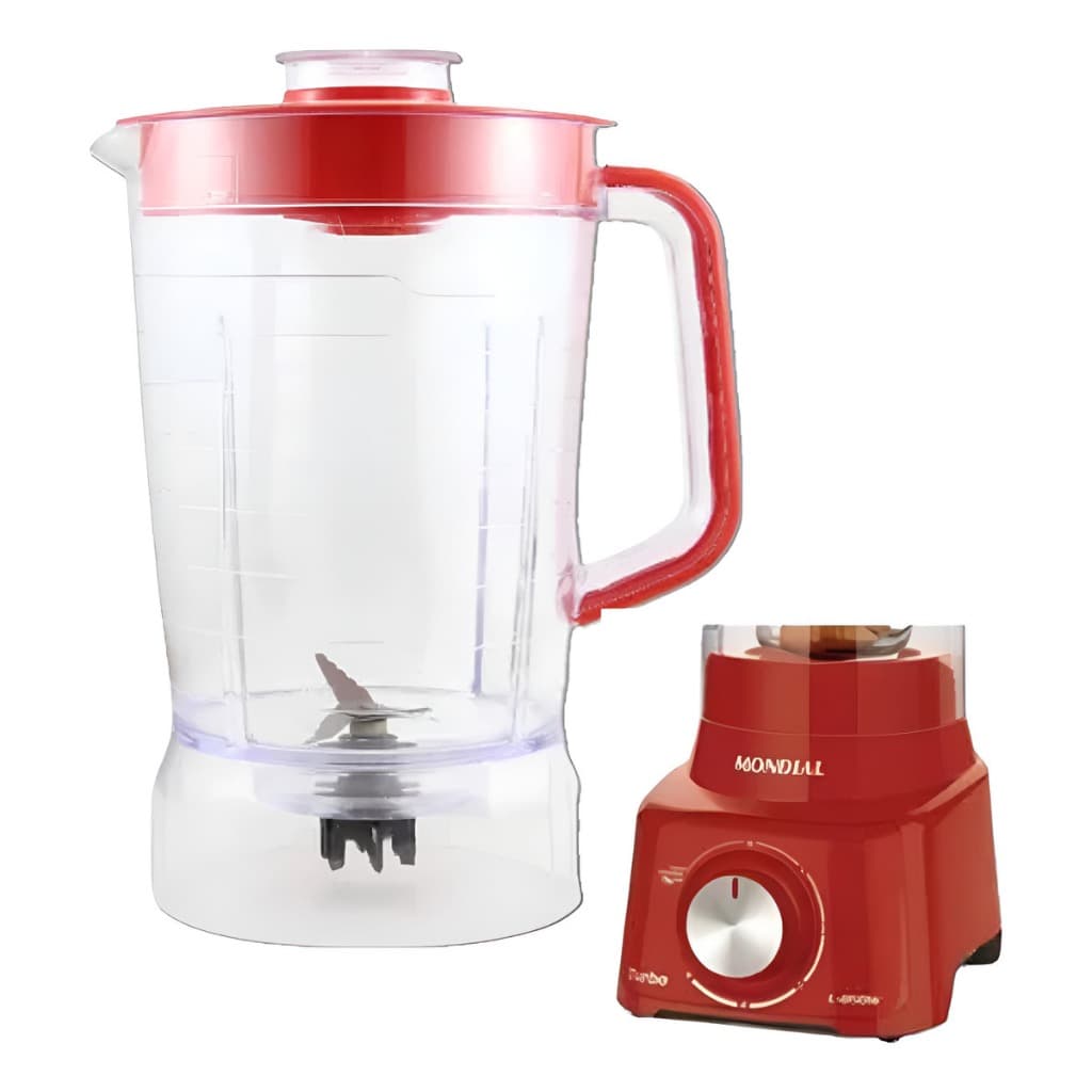 Copo De Liquidificador Compatível com Mondial L-850 L-900w Cristal Vermelho