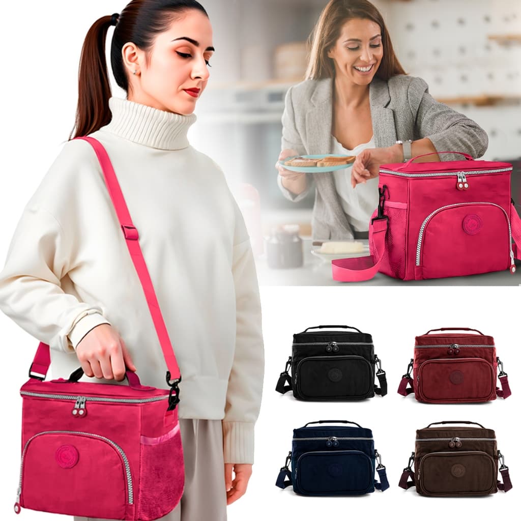 Bolsa Com Isolamento Térmico Pratica Funcional Para Trabalho Viagens