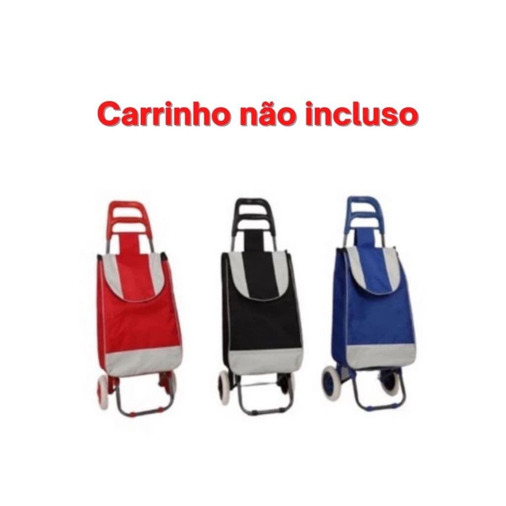 Bolsa Bag para Carrinho de Compras Carrinho de Feira Supermercado