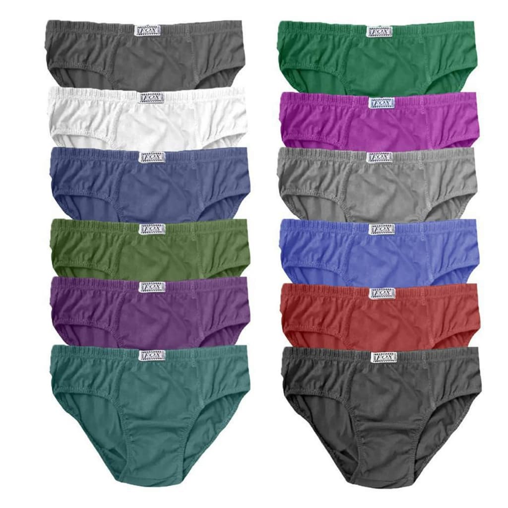 Kit Cuecas Slip 100% Algodão Cueca Basica