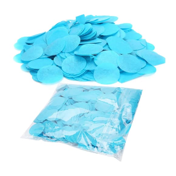 Confetes Carnaval Papel Azul 1.5cm 10g