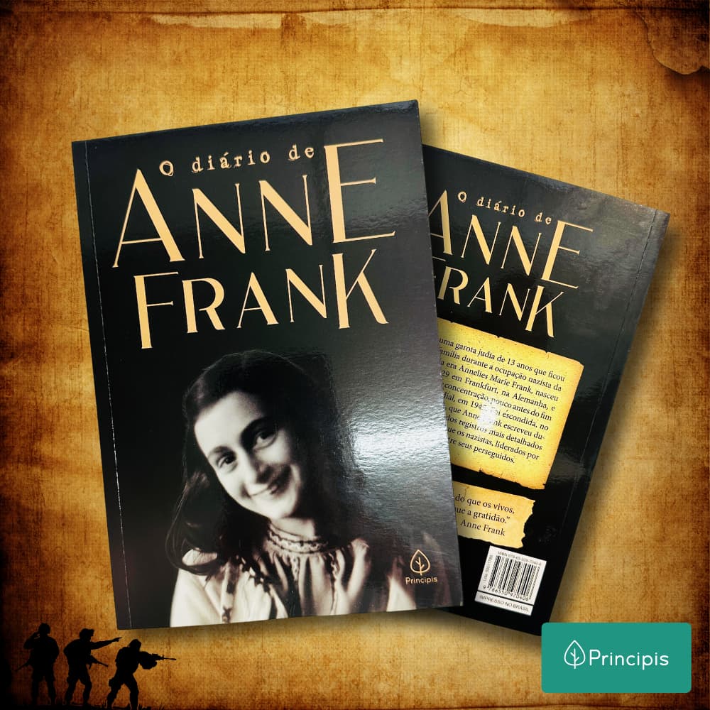 Livro O Diário de Anne Frank Book Escolar e Universitário