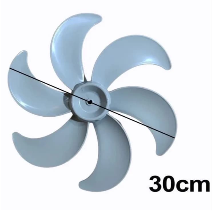 Hélice Ventilador Britânia 30cm 6 Pás Cinza B30 Bvt30 Protect 30 Six