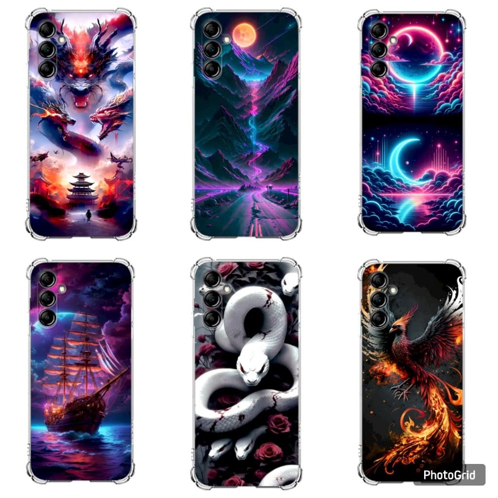 SAMSUNG A06, A16, A26, A36 E A56 Capa Tpu Desenhos Variados Capinha Case NEON