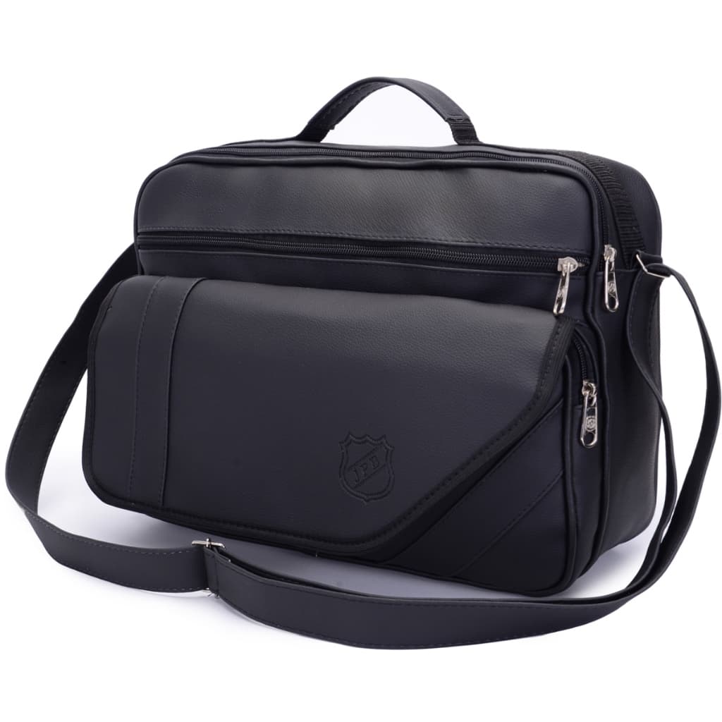 Bolsa Masculina Pasta Transversal de Ombro Maleta Social para Biblia Hinário CCB Pasta p/ Notebook