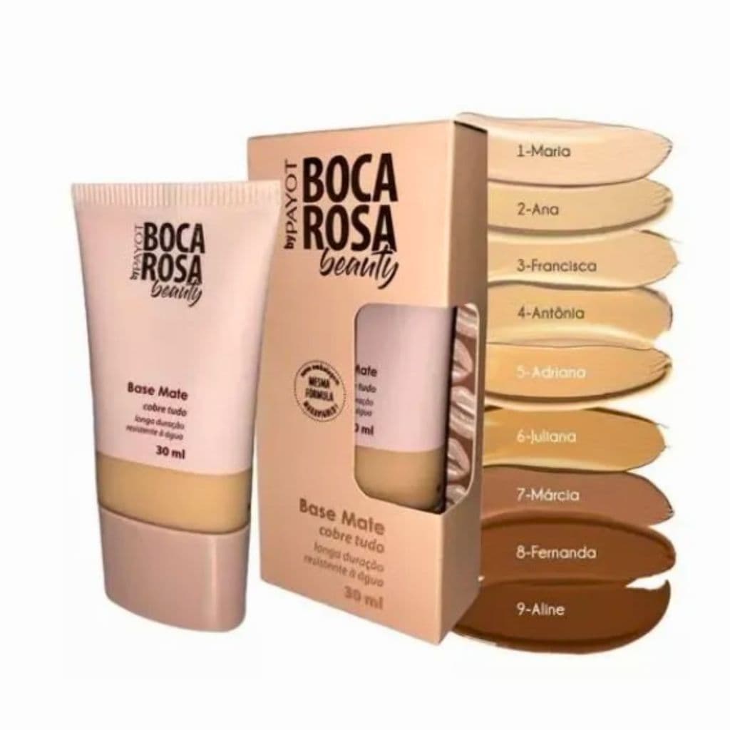 Base Mate Boca Rosa Beauty Payot Alta Cobertura 30ml - 03 Francisca