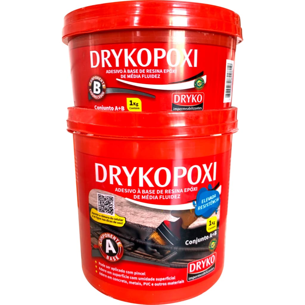 Epoxi Estrutural Adesivo Cola Para Ferro Concreto Metal 1kg