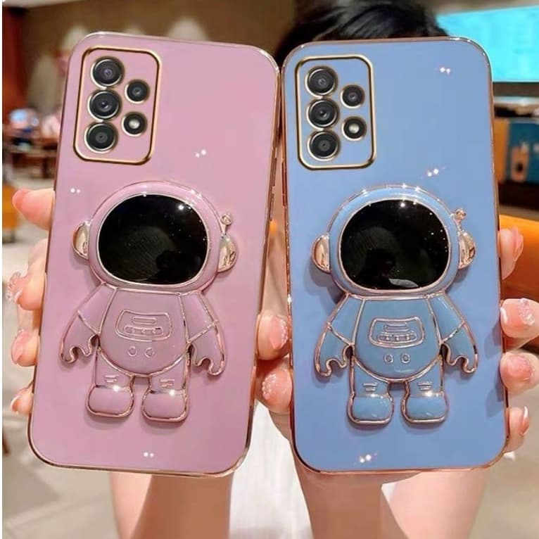 Capinha de Celular Luxo com Suporte Astronauta Samsung A10,A12,A22,A23,A30S,A32,A50S,J4PLUS,J6PLUS