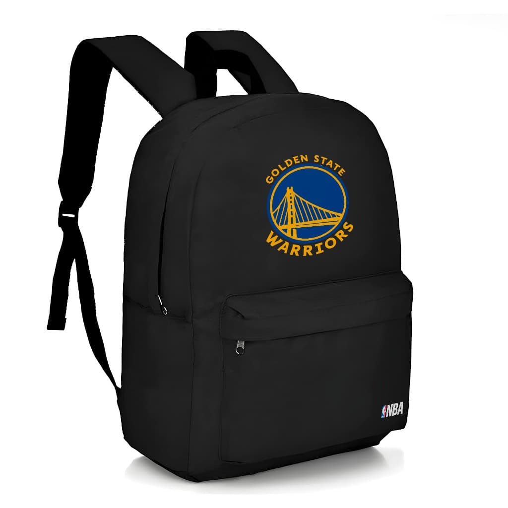 Mochila Escolar Infantil Times Basquetes Volta as Aulas Bolsa Unissex Estampadas Golden State Warriors