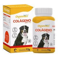 Colágeno Dog Tabs Organnact Suplemento Aminoácido - 72 g